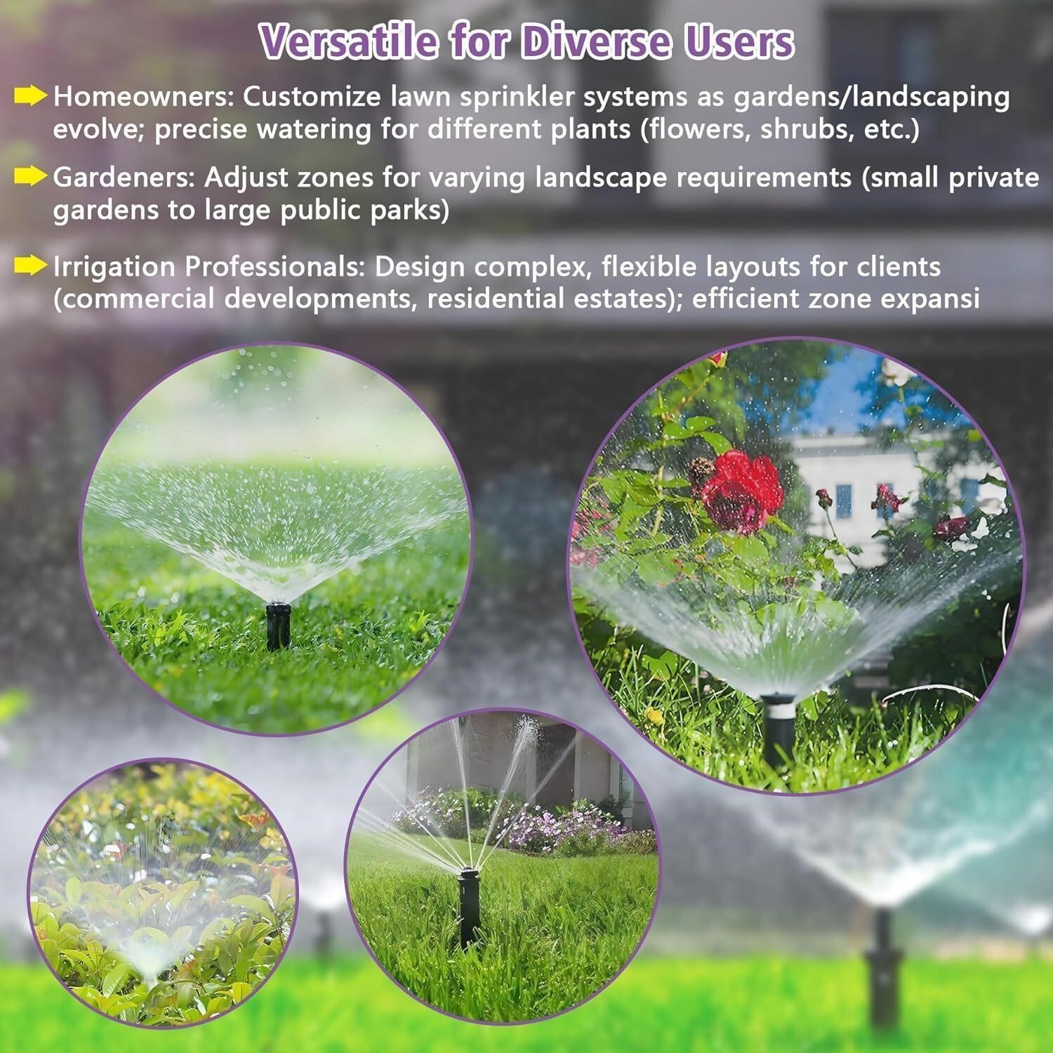 Upgraded PCM300 3-Station Irrigation Expansion Module, Compatible with Hunter Pr
