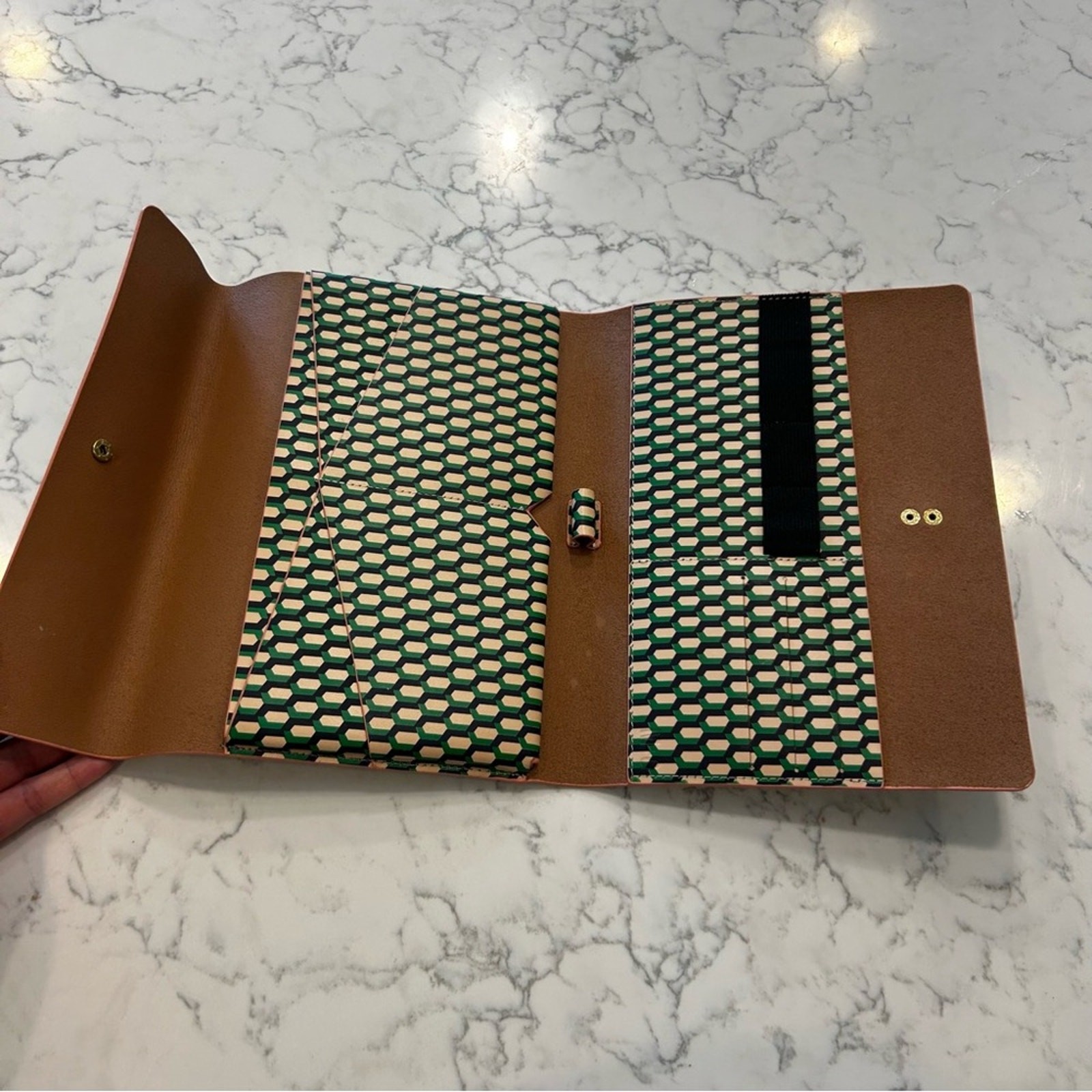 Green & Tan Tech Envelope