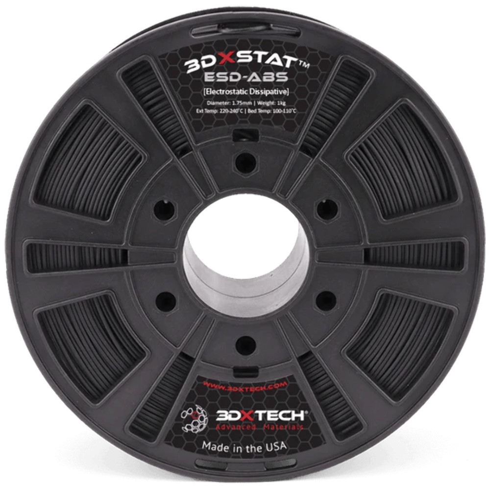 3DXSTAT" ESD-ABS 1.75mm 3D Printer Filament by 3DXTech Made in USA 750g
