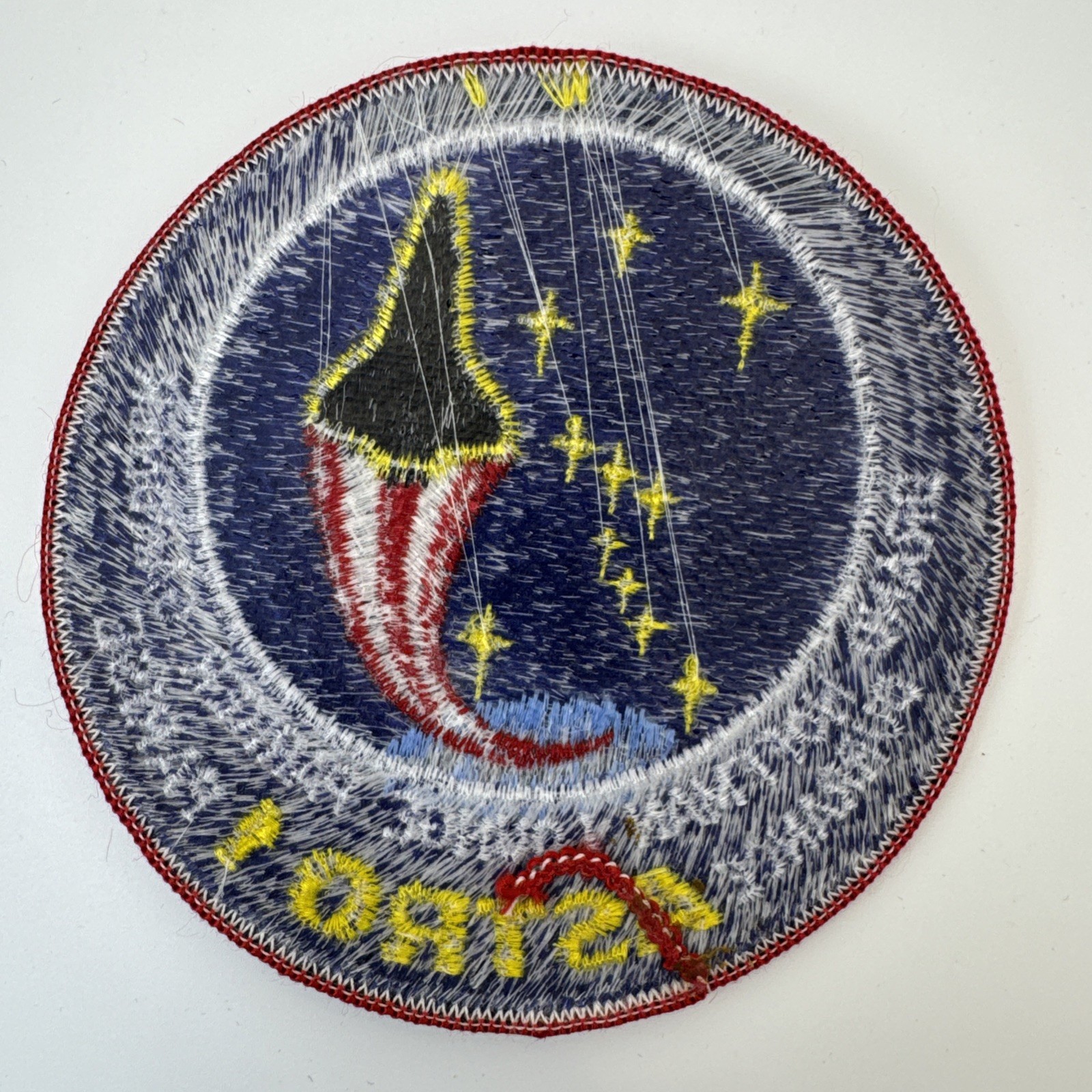 NASA Astro 1 STS-35 Space Shuttle Columbia Embroidered Patch 1990 Vtg Orig 4"