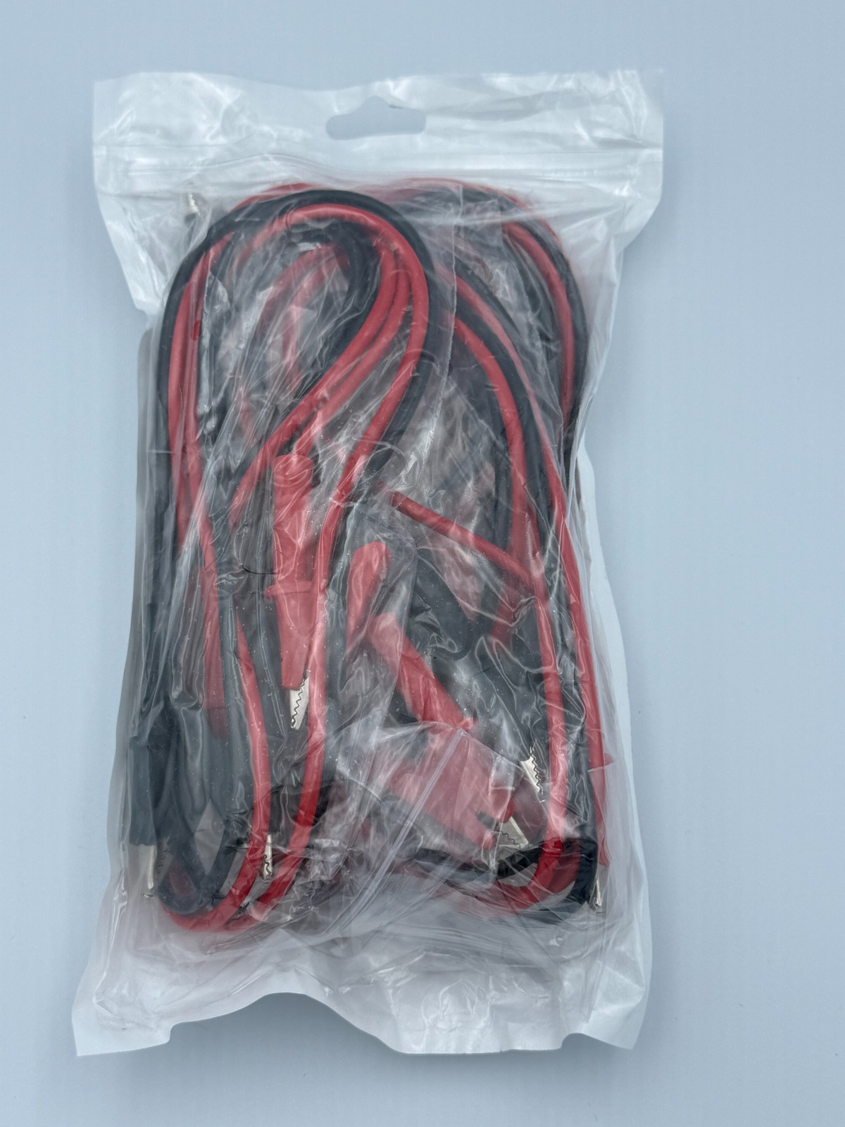 4-Pack Double-Ended Alligator Clip Test Leads Set – Red & Black Electrical.....
