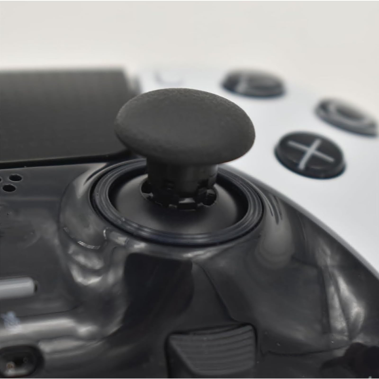 Dualsense Thumbsticks for PS5 Edge Controller - Swappable Joystick Caps (Black)