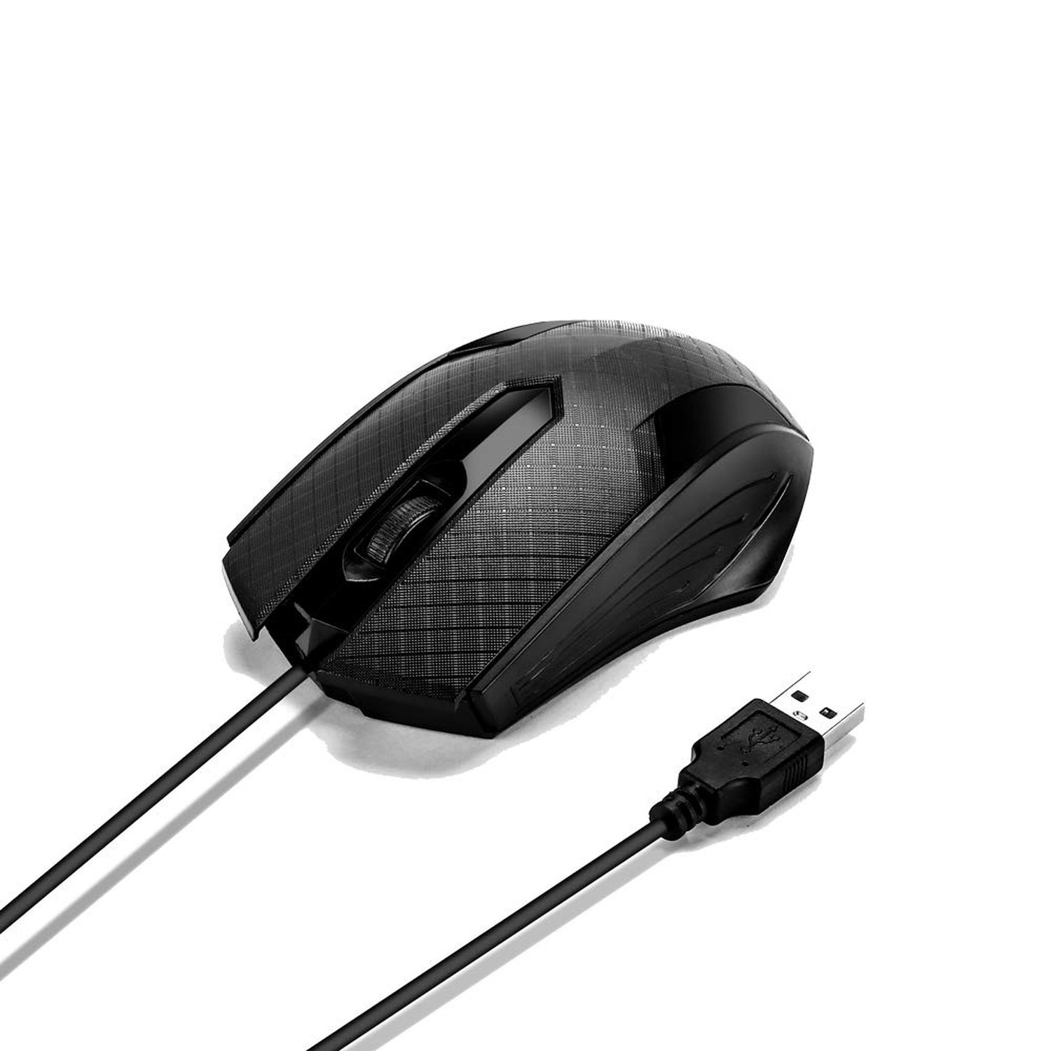 MCSaite Wired Mini Keyboard and Mouse Combo - with Keyboard Cover USB 60% Key...