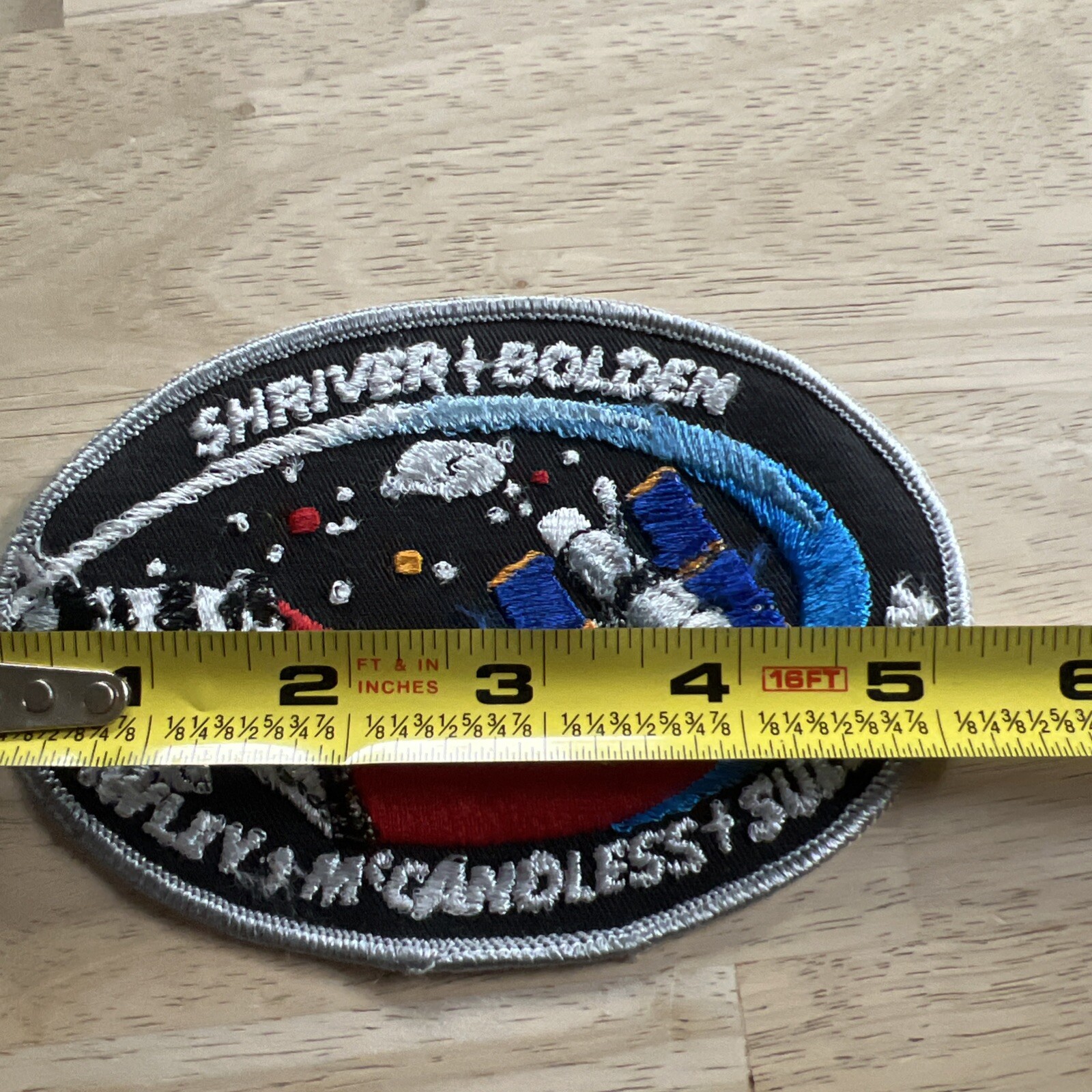 NASA Space Shuttle Hubble shriver bolden Hawley Sullivan mccandless Patch