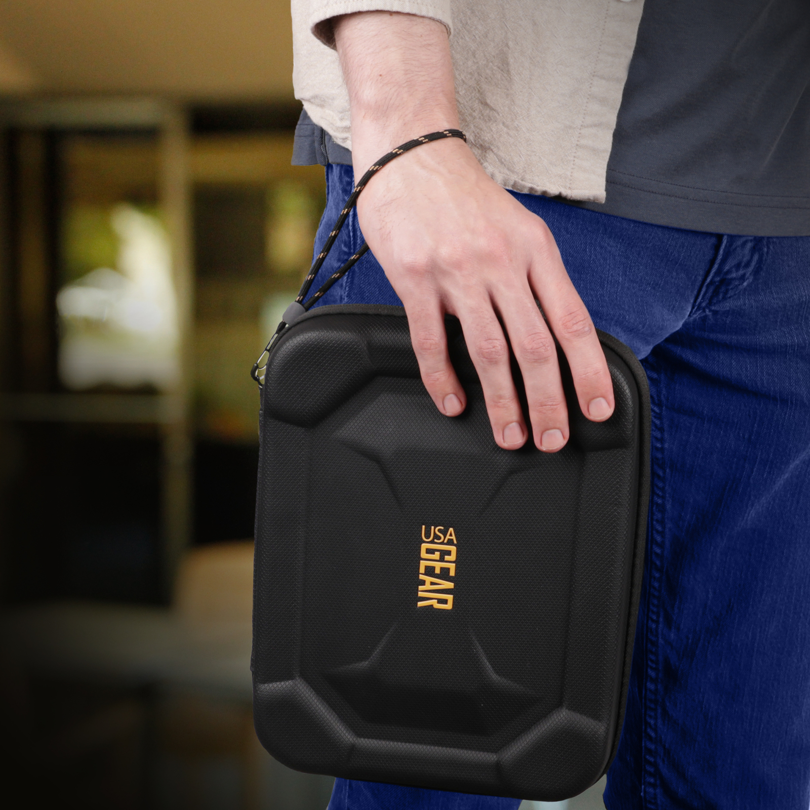 USA GEAR Ghost Hunting Equipment Case with Customizable Foam Interior