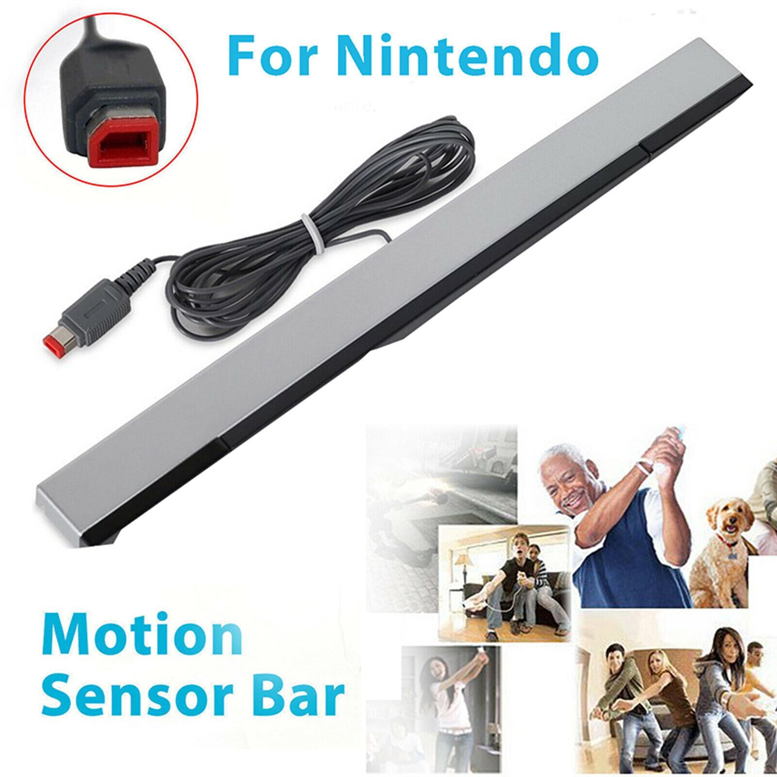For Nintendo Wii & Wii U Controller Wired IR Infrared Ray Inductor Sensor Bar d