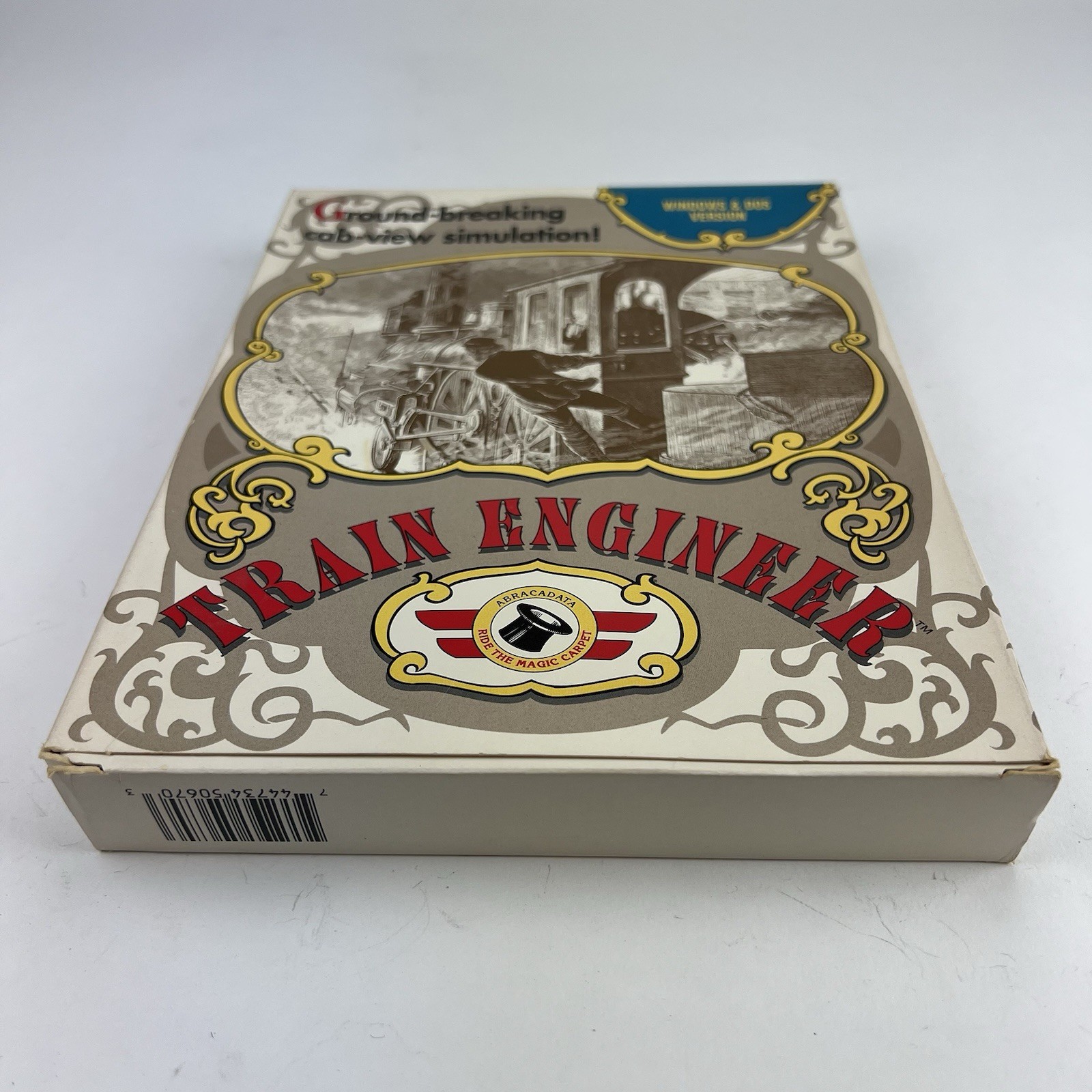 Vintage Computer Simulation Game Software - Train Engineer (1994) Windows/DOS