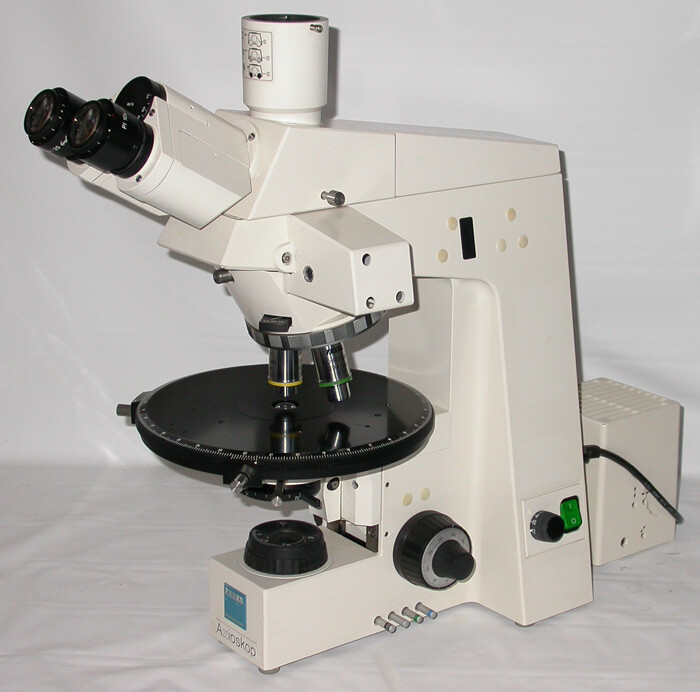 ZEISS AXIOSKOP POLARIZED LIGHT MICROSCOPE