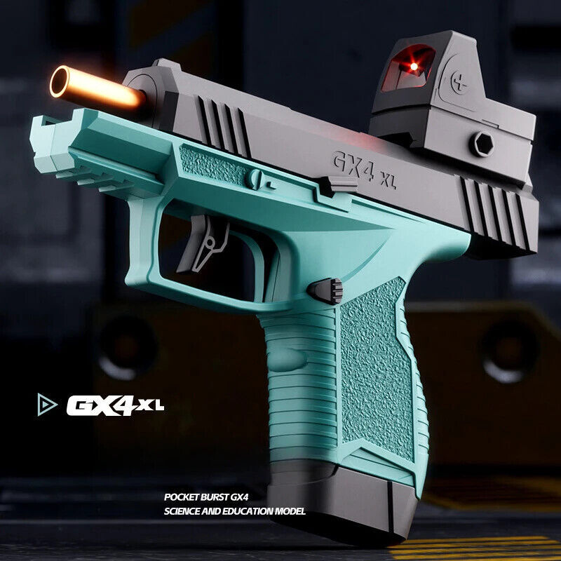 Gx4 Pocket Toy Continuous Shell Throwing Education Gun Model Soft Bullet Pistol
