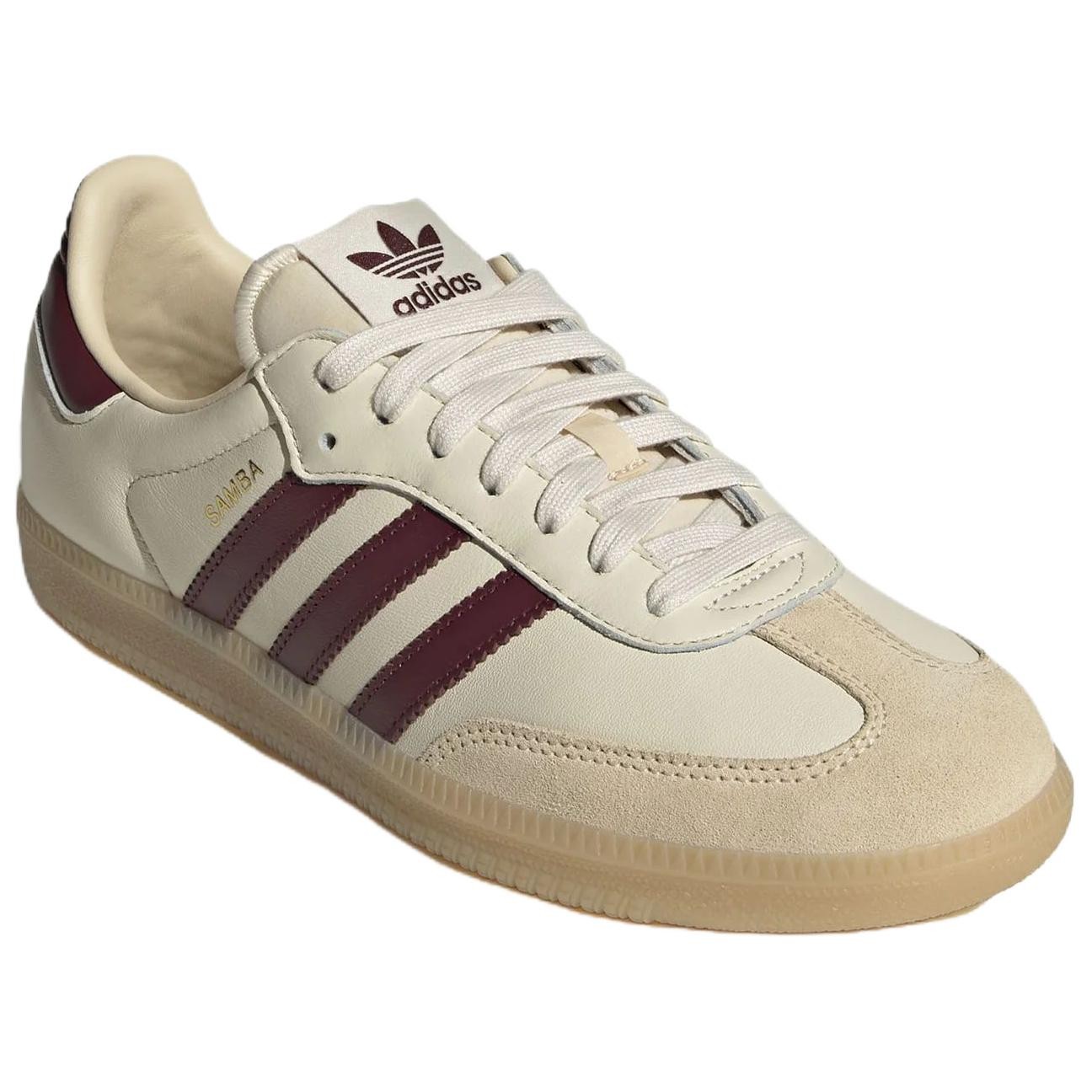 Adidas Samba Og Wonder White Shadow Red - JS3830 Size