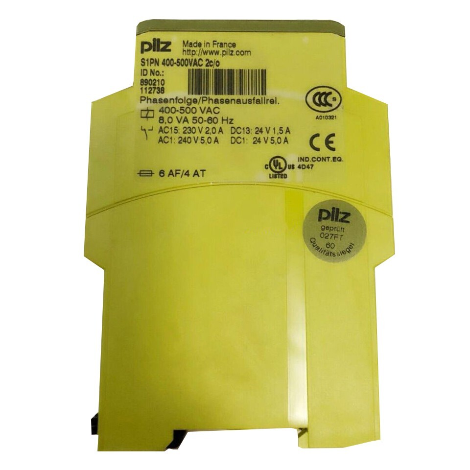 890210 1PC New Sealed PILZ S1PN 400-500VAC 2C/O Safety Relay 890210