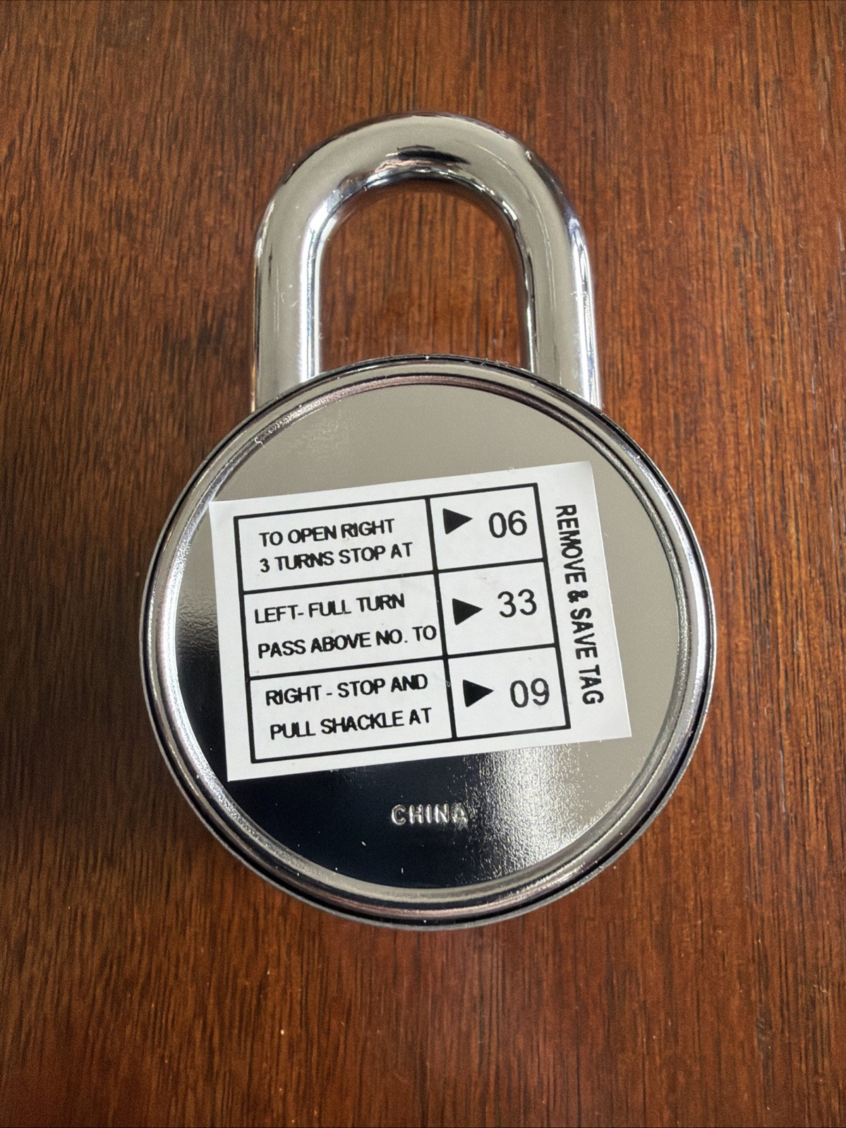 2 Brinks Combination Padlocks with Original Combination Sticker on Back NEW