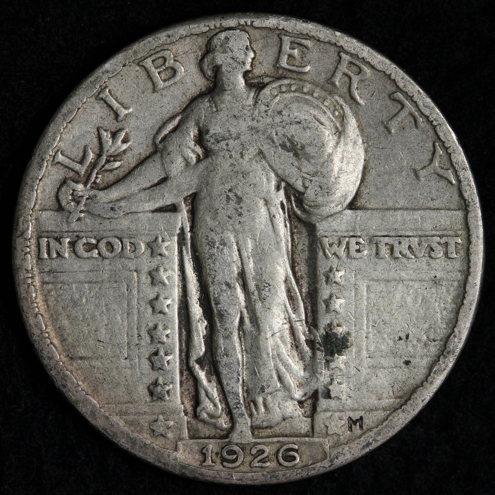 1926 Standing Liberty Silver Quarter VF E297 VUXZ