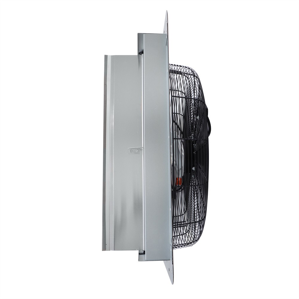 24 Inch Shutter Exhaust Fan W/ Speed Controller 4120 CFM High Speed Wall Mounted