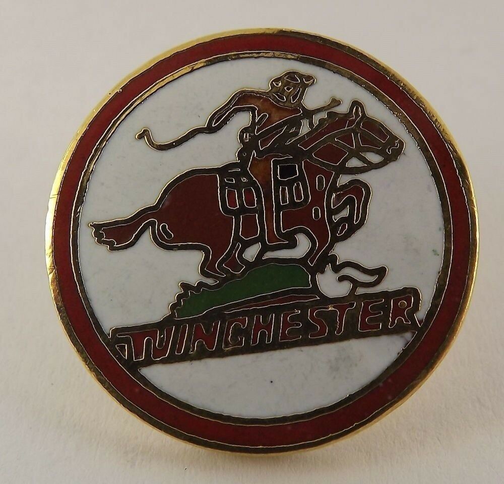 "WINCHESTER FIREARMS" QUALITY MADE LAPEL HAT PIN BRAND NEW "GUARANTEED FOR LIFE"