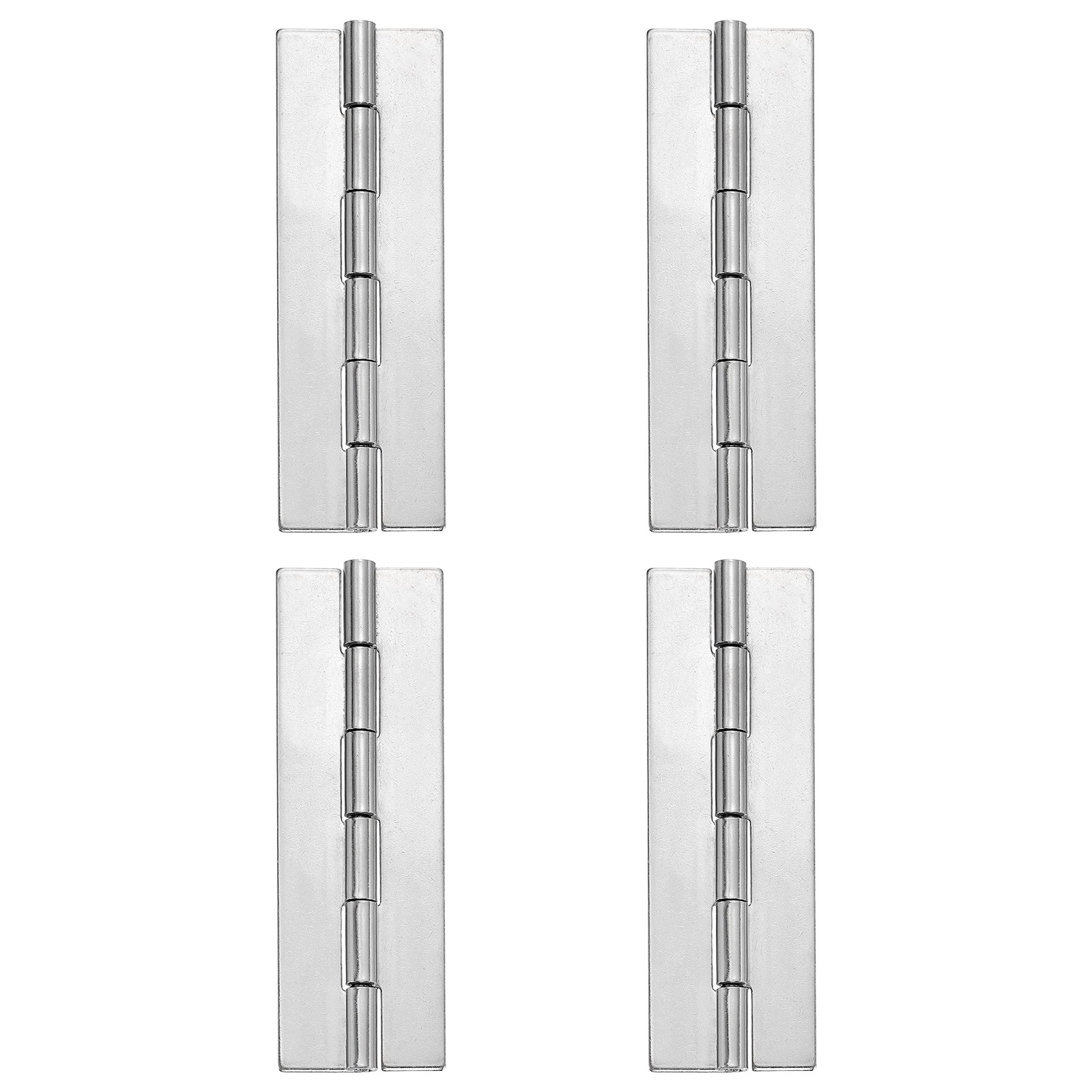 4 Pack Heavy Duty Weldable Hinges, 4"x1.26"x0.06" Weld on Butt Hinge, Silver