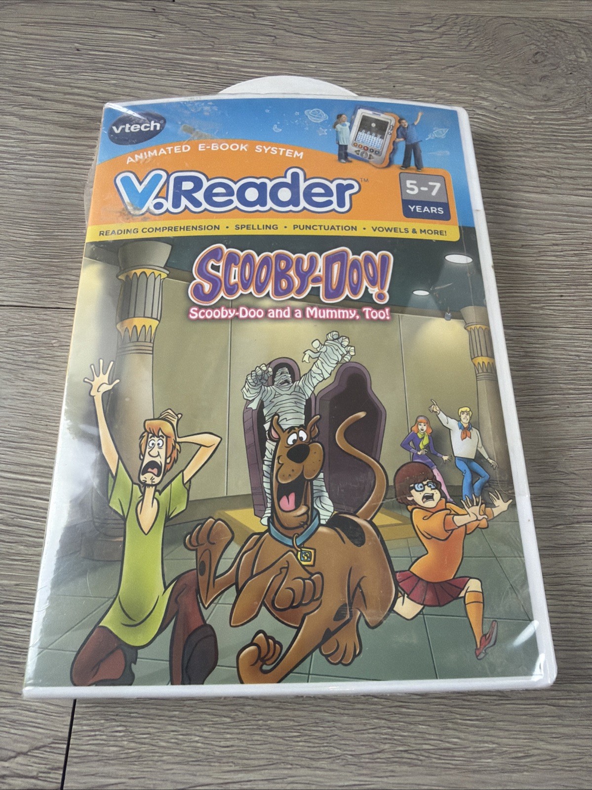 Vtech V.Reader Scooby-Doo! Scooby-Doo and a Mummy,Too! Cartridge Game 5-7yr