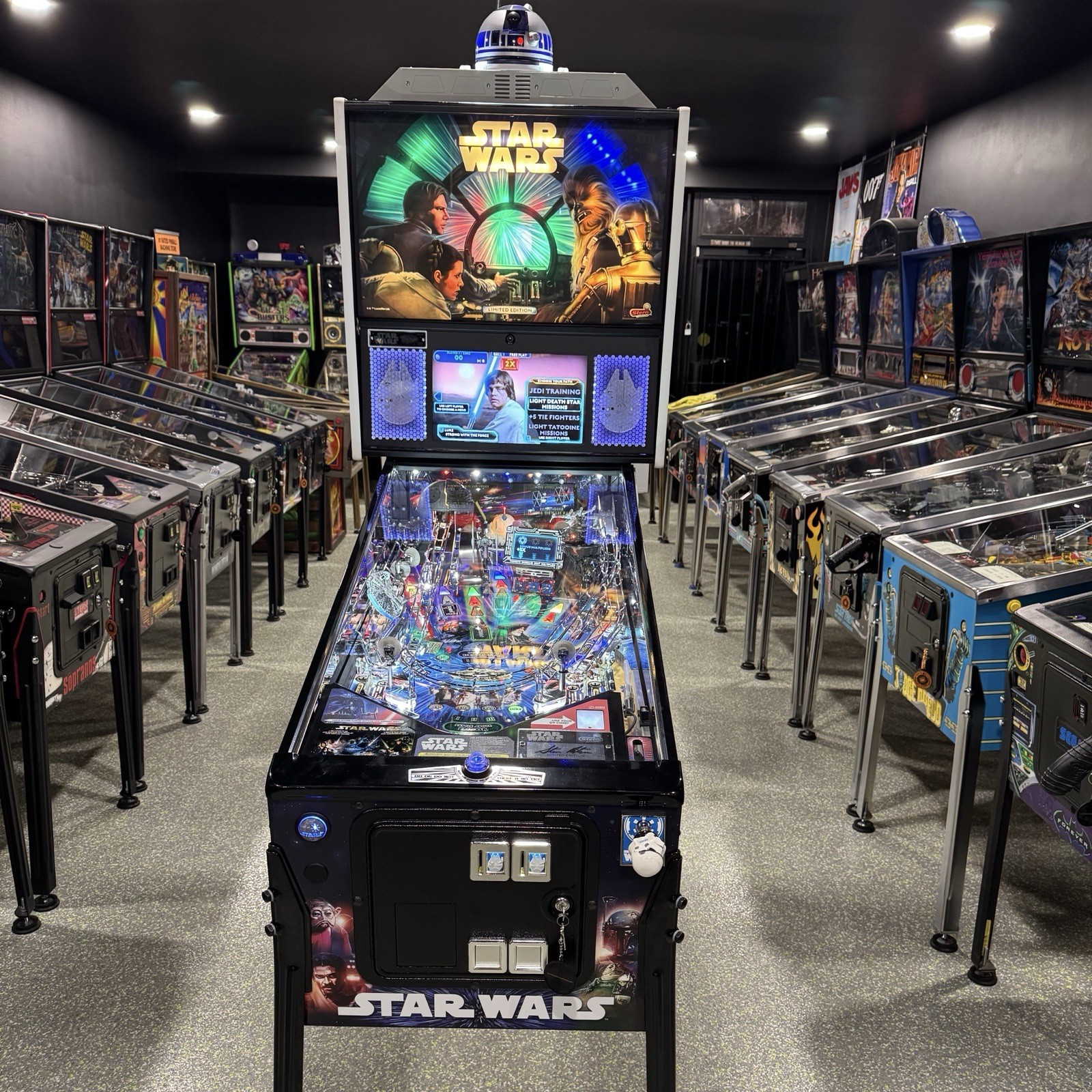 Star Wars Limited Edition Pinball Machine Topper Stern Orange County Pinballs
