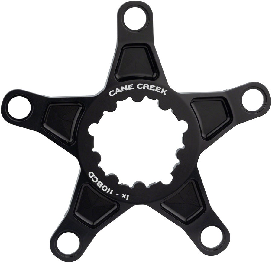 Cane Creek 5 bolt 110bcd 1x Spider eeWings All-Road Cranks 3-Bolt Interface BLK