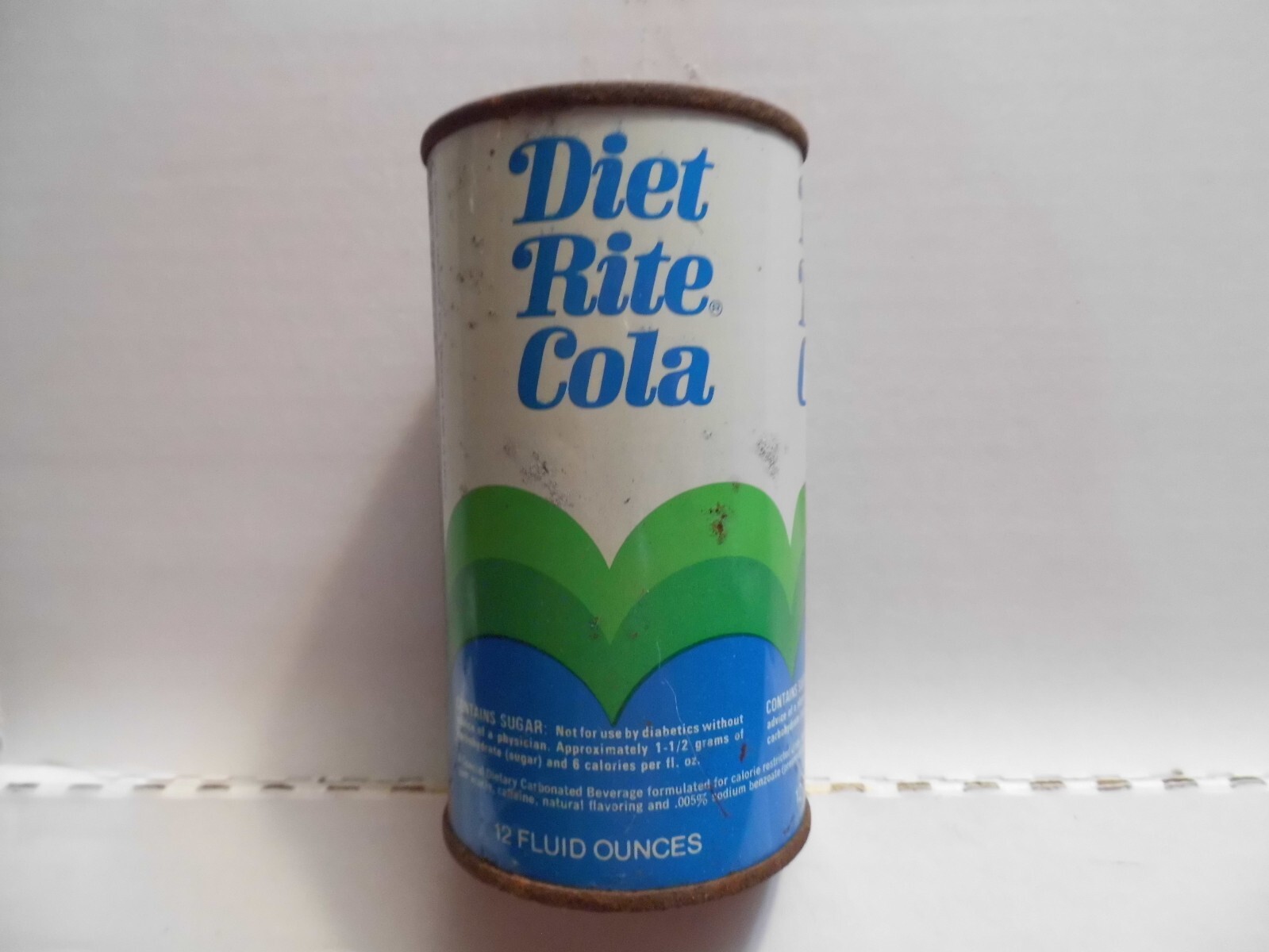 DIET RITE COLA JUICE TAB SODA CAN~GRAF'S BEVERAGE INC.,MILWAUKEE,WISCONSIN