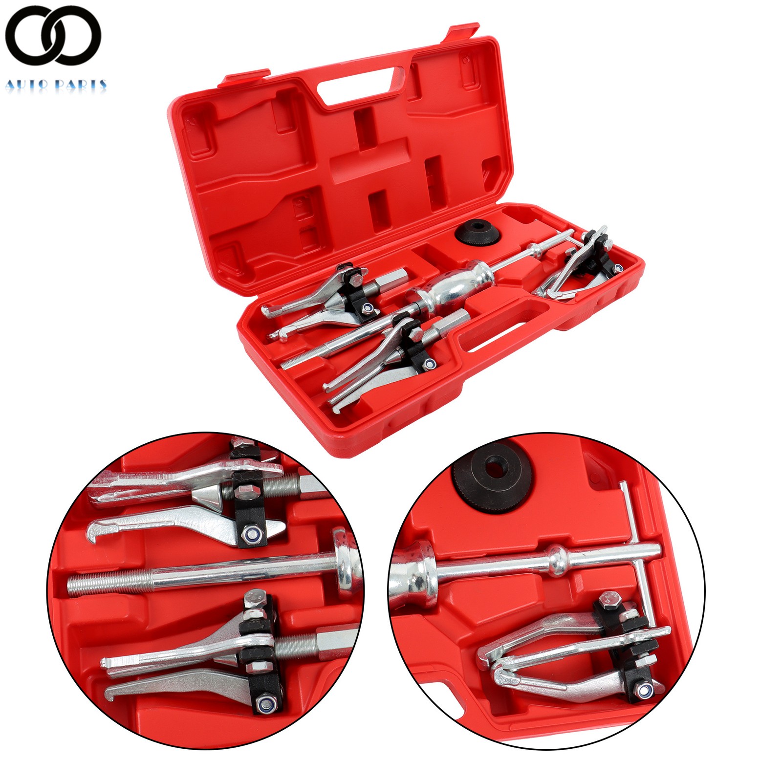 3 Jaw Gear bearing Slide Hammer Puller Kits Internal External Puller Tool Set