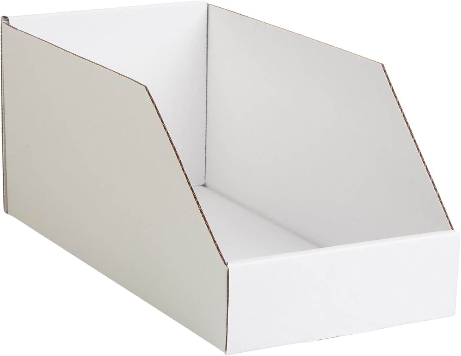 Hudson Exchange 6x12x5.5" 25 Pack Corrugated Parts Bin Box For Storage &
