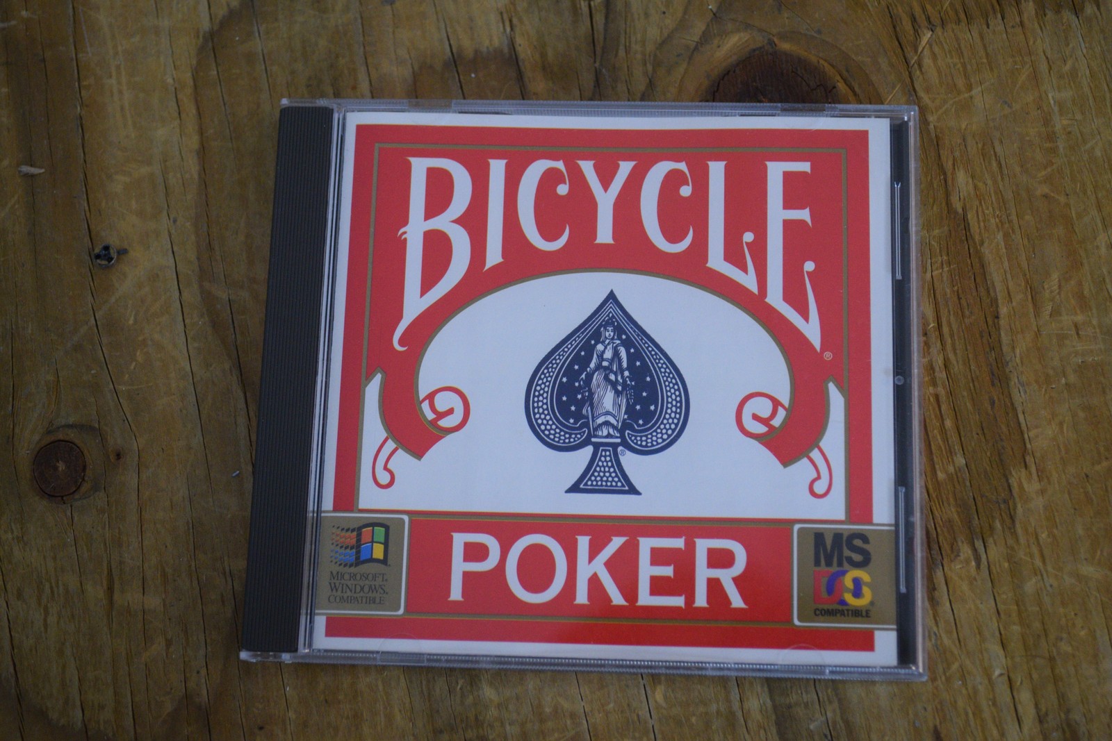 Vintage Bicycle Poker PC CD-ROM Game 1995 Windows MS-DOS Swfte Complete Classic