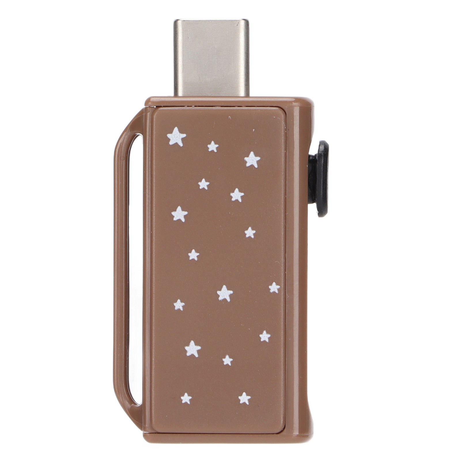 Flash Disk Portable Tea Brown Palstic Push Pull Thumb Memory Stick For