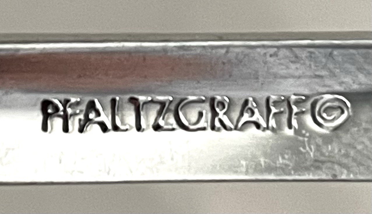 Pfaltzgraff ASHCROFT Stainless Pierced Serving Spoon 8 1/4"