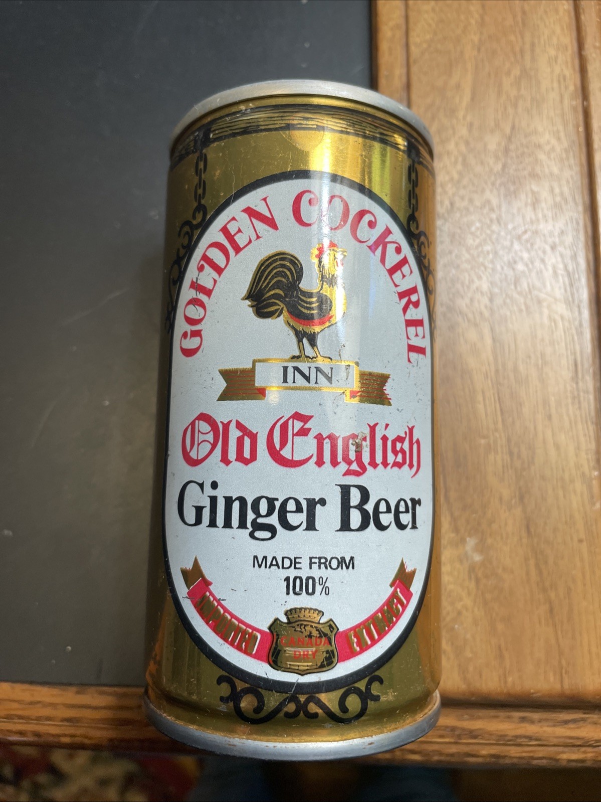 Canada Dry Old English 10 oz Ginger Beer Pull Top soda Can