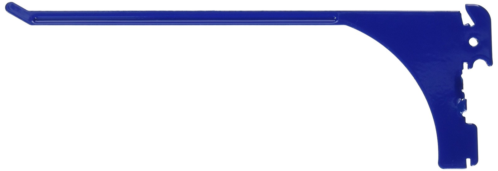 Blue 9Inch Reach Extended Slotted Pegboard Hook Pair 10ER004 BU Hangers