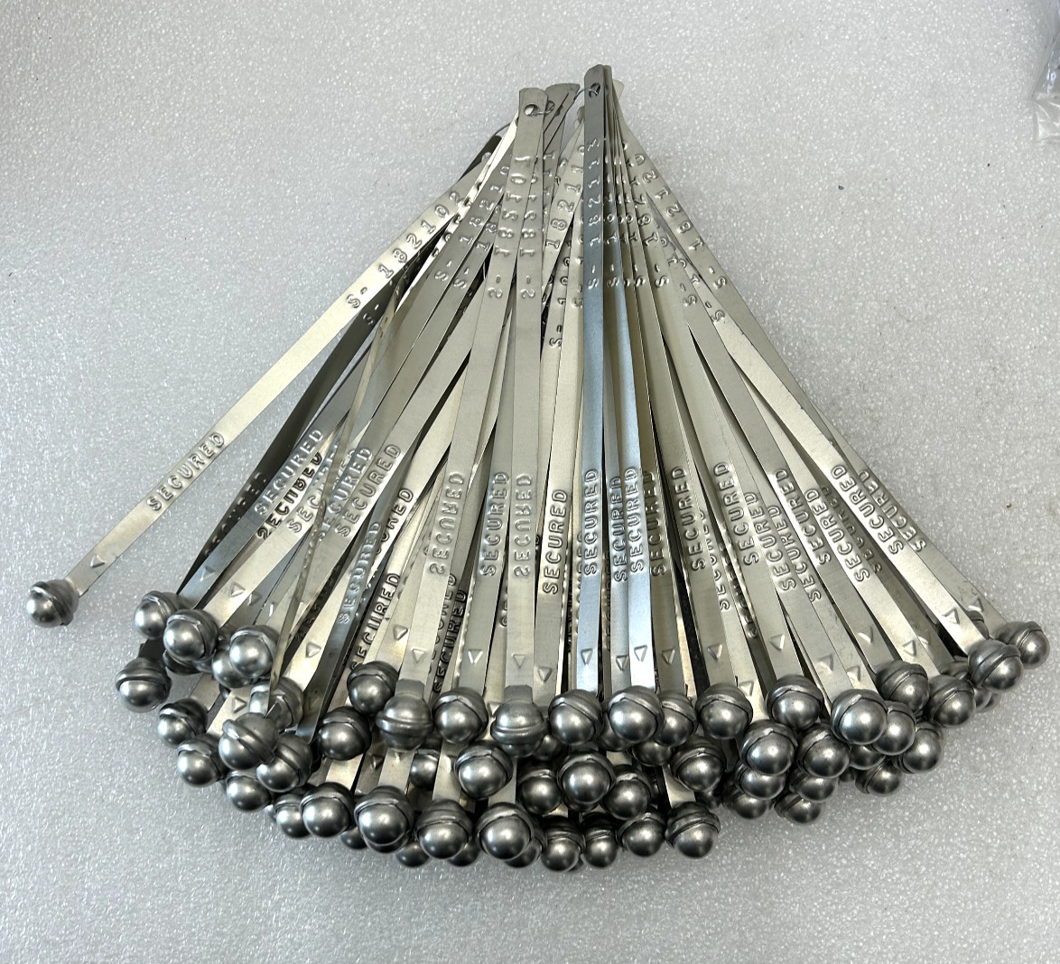 Globe Ball  End Seal  Security , New (Lot 100 Pcs)