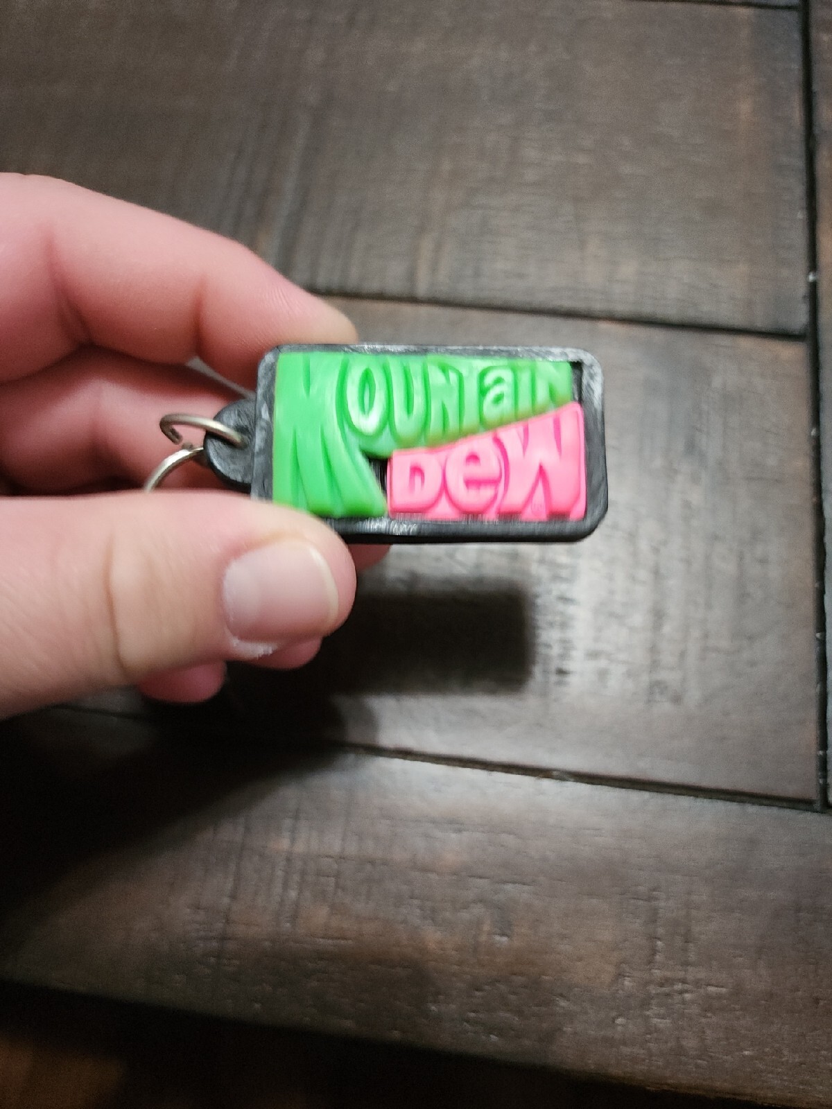 Vintage Mountain Dew Get Vertical Keychain