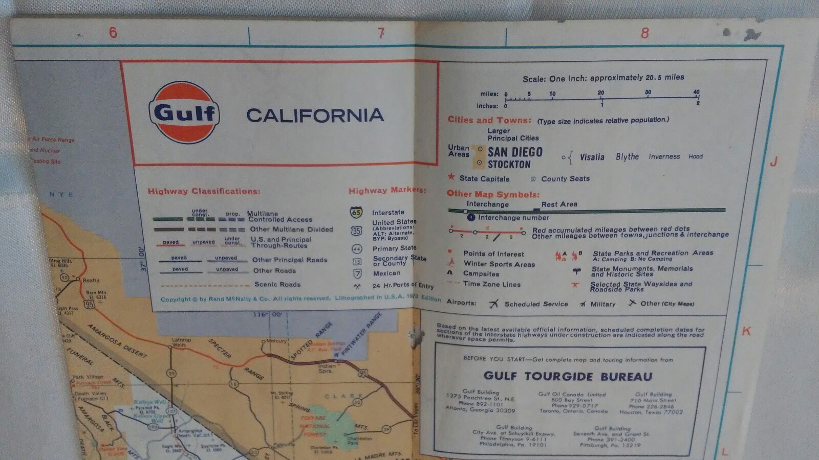 Gulf California Tourguide Map