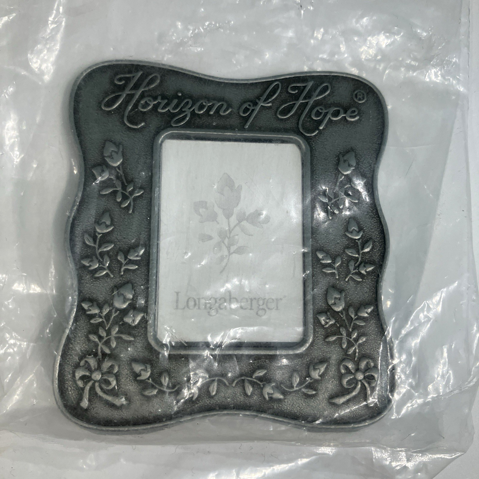 Longaberger Horizon of Hope Pewter Frame