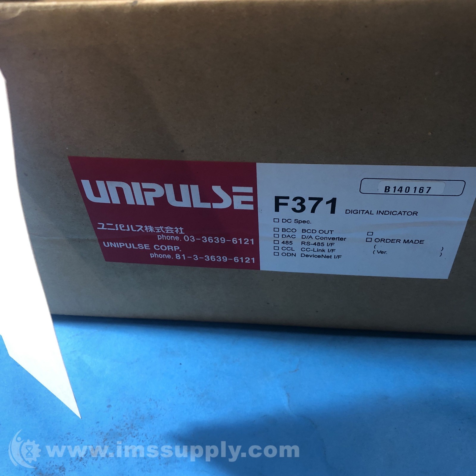 Unipulse F371 Digital Indicator FNOB