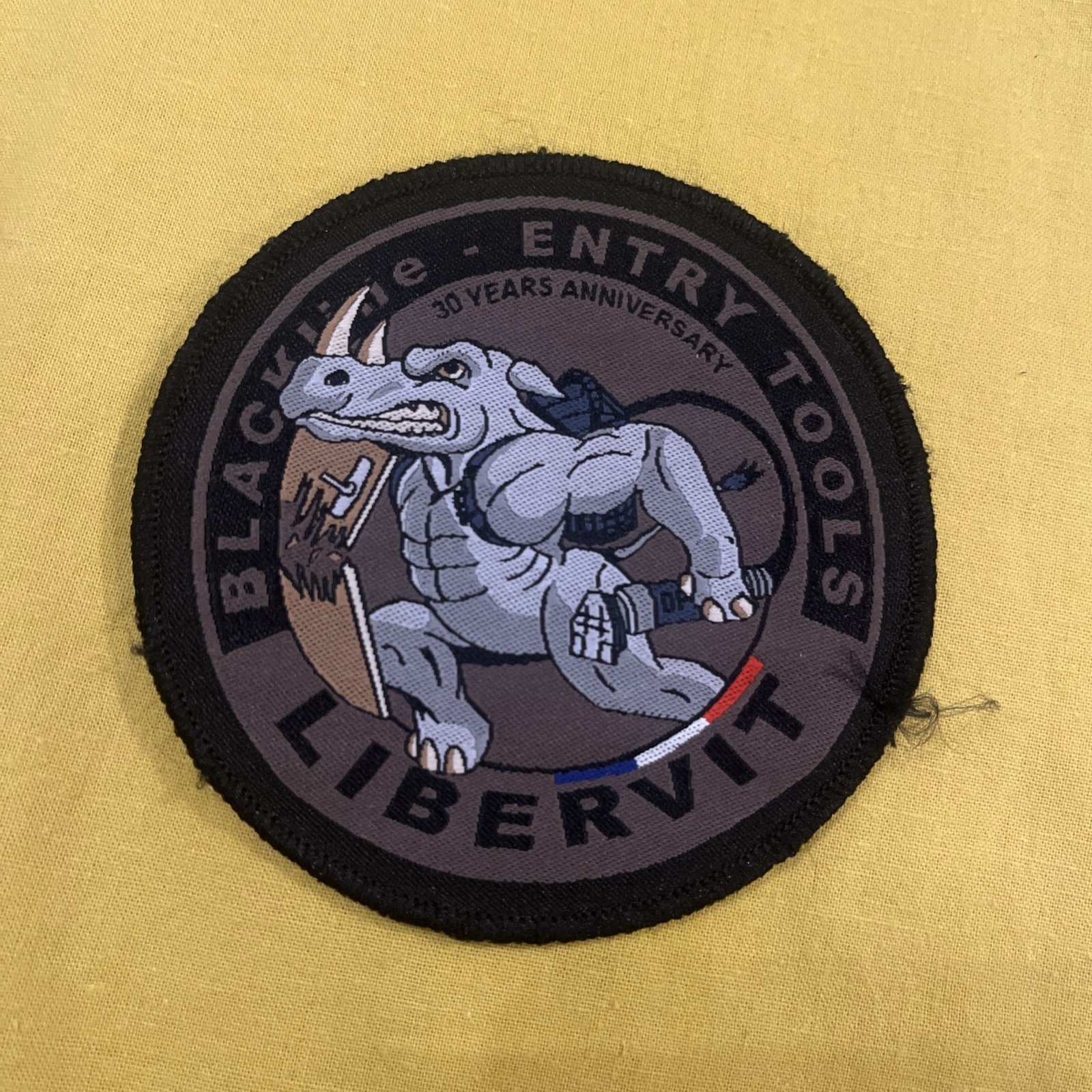Rare LIBERVIT BlackLine Entry Tools 30 Years Anniversary Tactical Patch