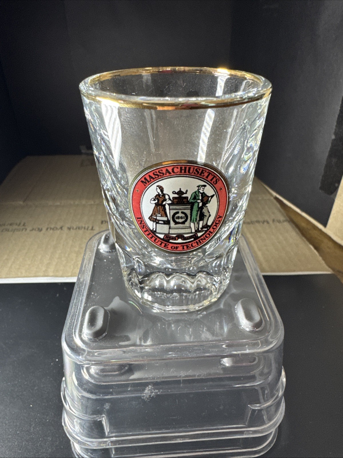 MIT Massachusetts institute of Technology Shot Glass 3" (43)