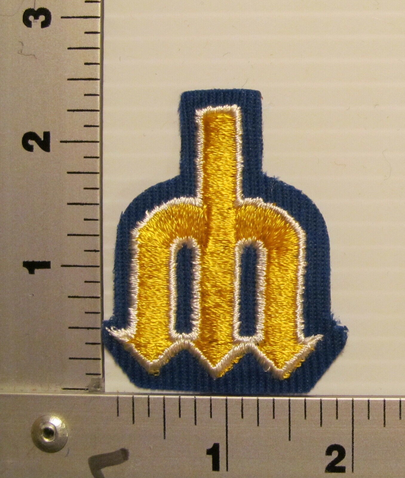 1980's SEATTLE MARINERS VINTAGE PATCH MLB BASEBALL 3 PCS PATCH LOT