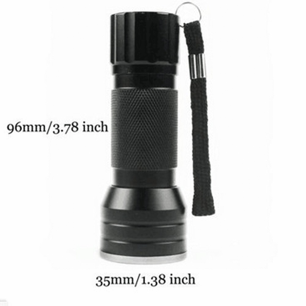 Techtongda Ultraviolet flashlight Morpilot UV 21 Leds Flashlight Ultraviolet Bla