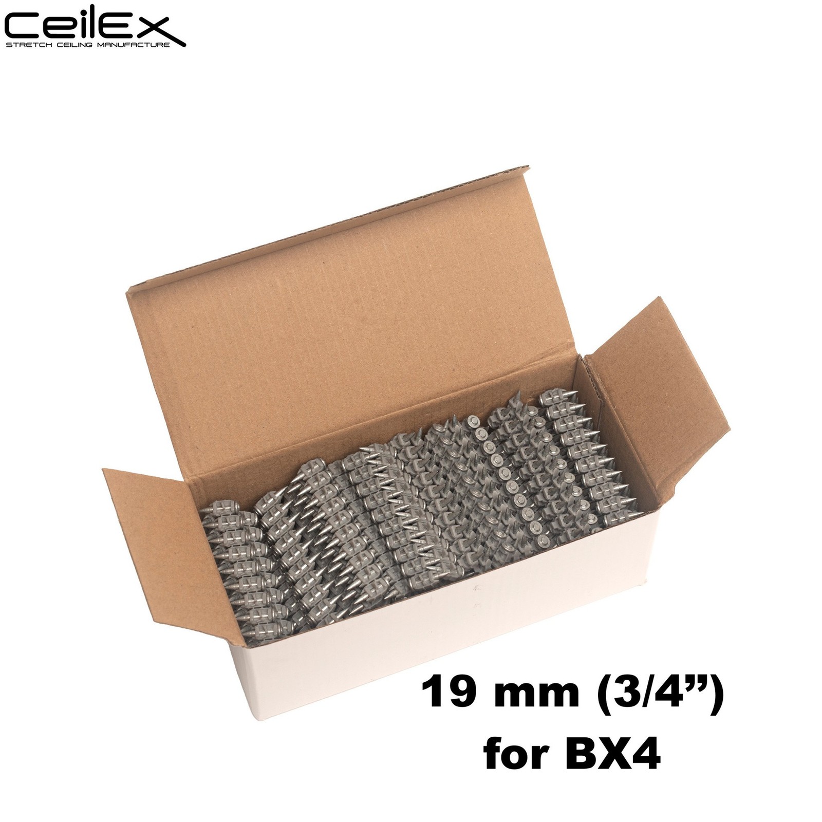 1000x Collated Concrete Nails 19mm 3/4" Hilti BX4 BX-4 X-P Cordless Nailer