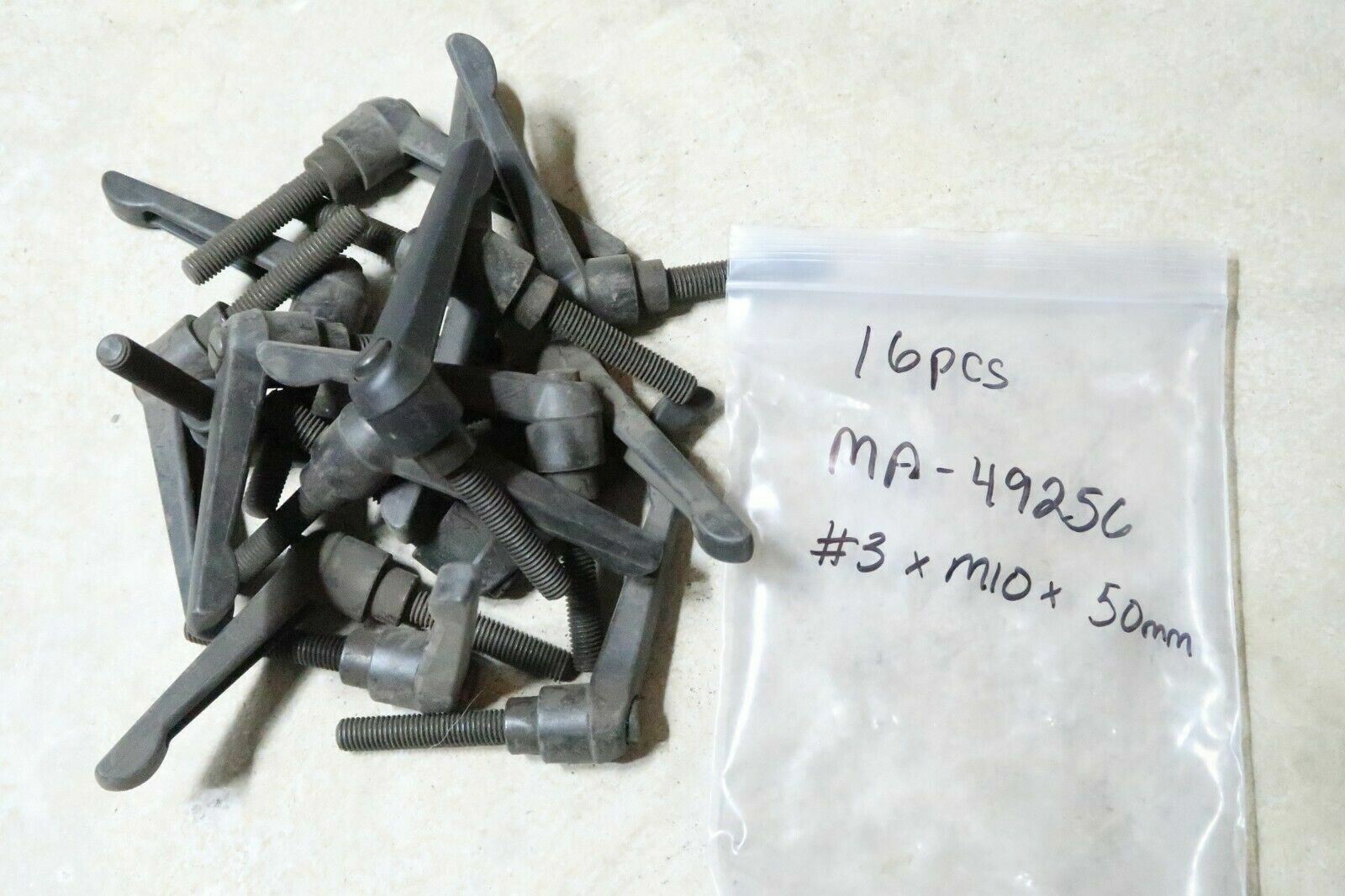 1 pcs MONROE ENGINEERING MA-49256 #3 x M10 Stud SS Insert Threaded Handle