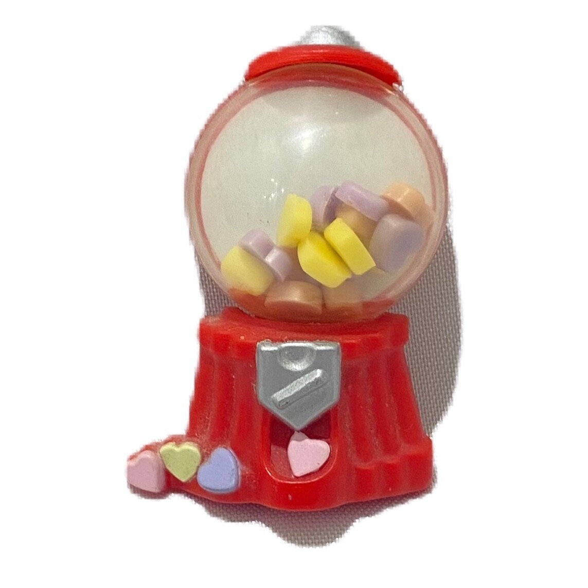 Hallmark Valentines Bubble Gum Machine Pin 1984 Vintage 2 Inch X 1.25 Inch