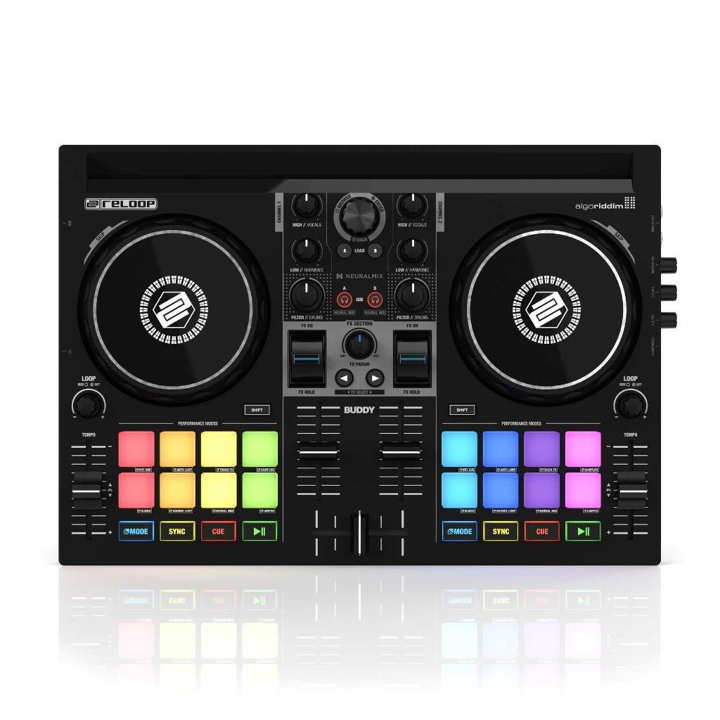 Reloop Buddy 2 Deck / 2 Channel DJ Controller for iOS & Computer (B-STOCK)