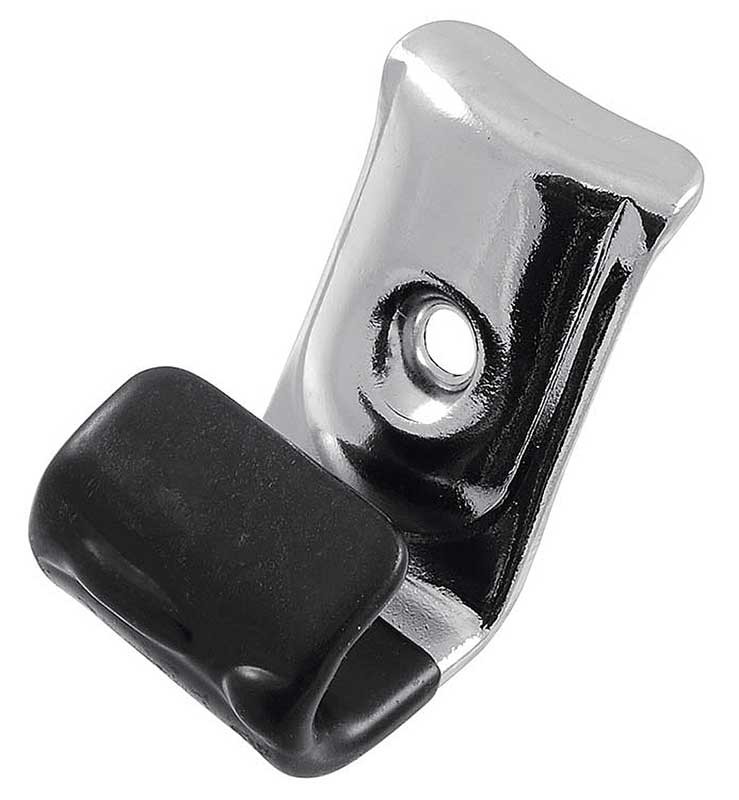 1961-66 Ford F100 F250 F350 Truck; Sun Visor Anchor Pin Retainer Clip; Chrome