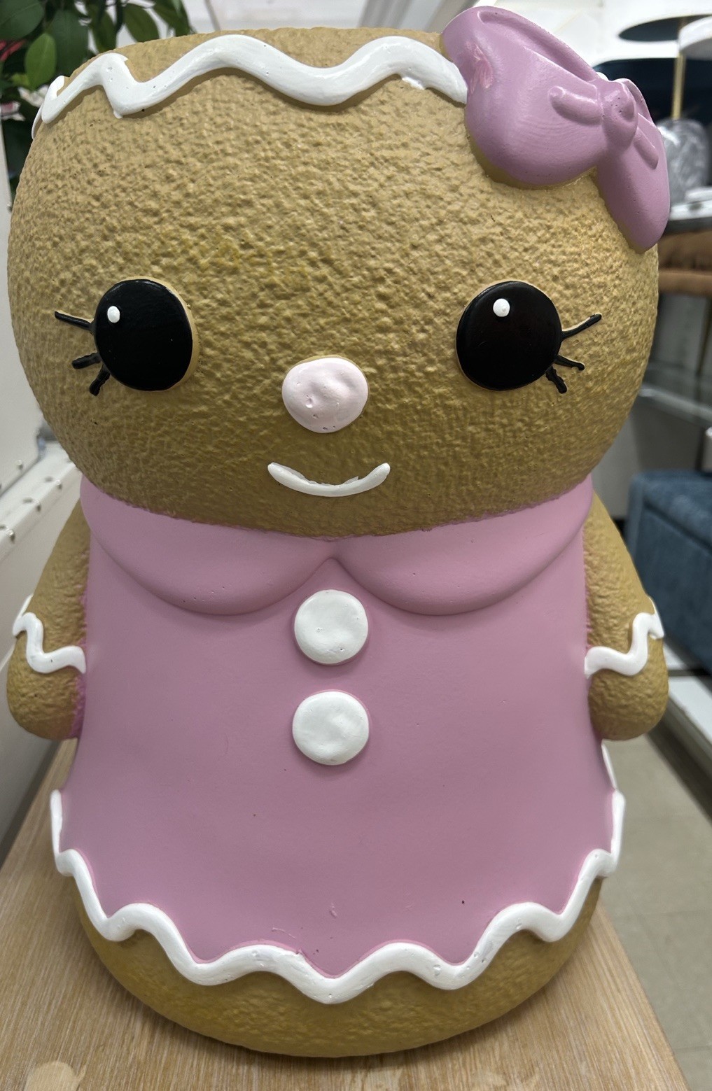 Rare Gingerbread Girl Stool- Ships Next Day!