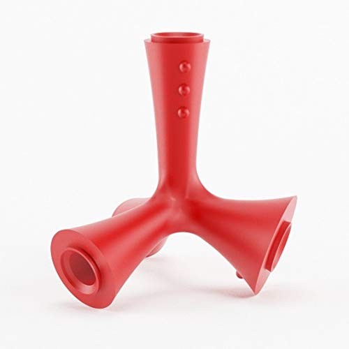 OctoTee, unisex-adult Flexible Tripod Colorful Small, Bright Red, Black