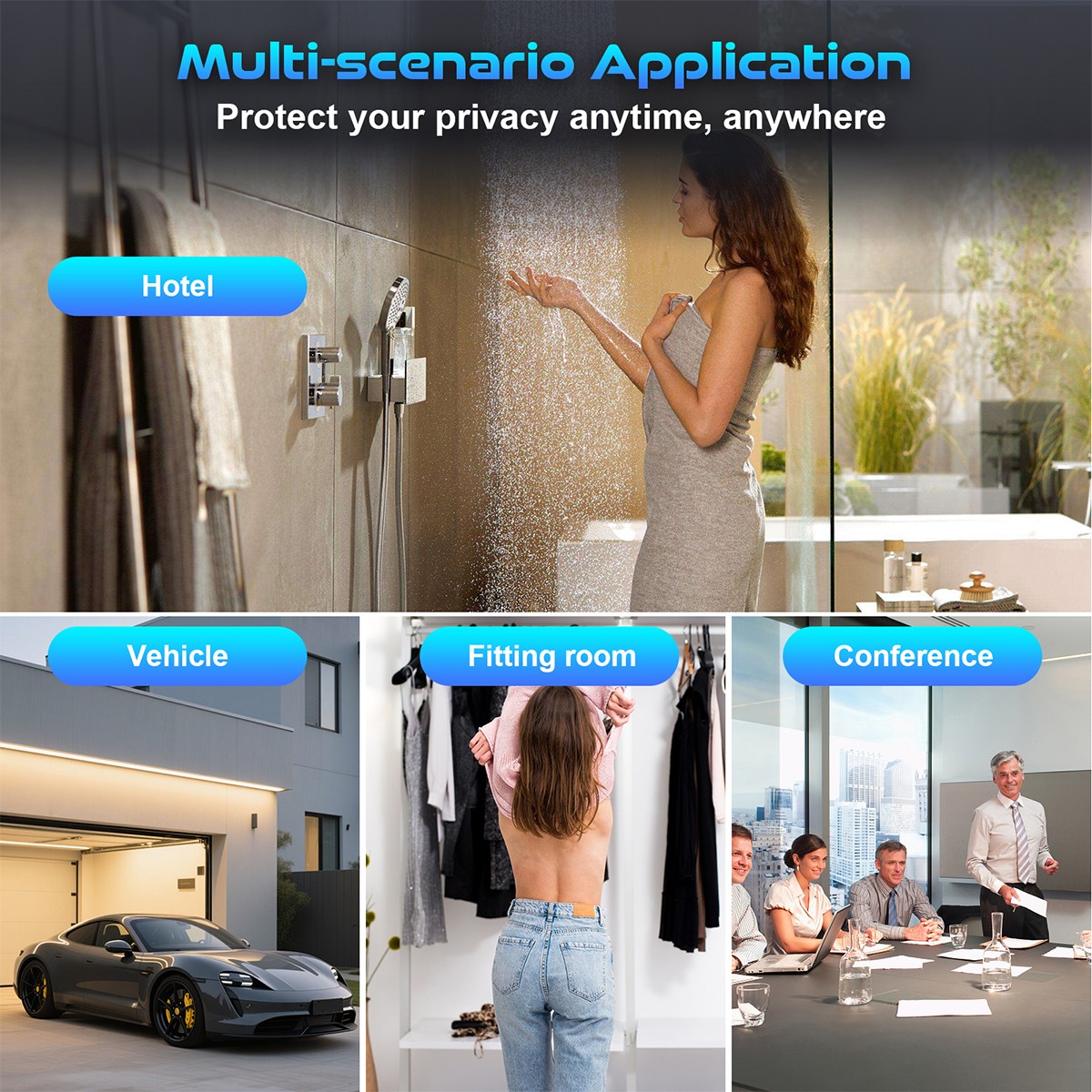 Portable Hidden Camera Detector Finder Bug GPS Tracker Scanner Device Car Hotel