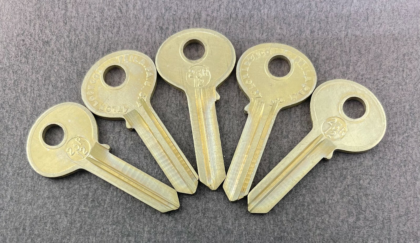 Lots of 5/10 L1003AB 23R12 CB28R Type 6 Pin Key Blanks for CCL 8687C-R12 Keyway