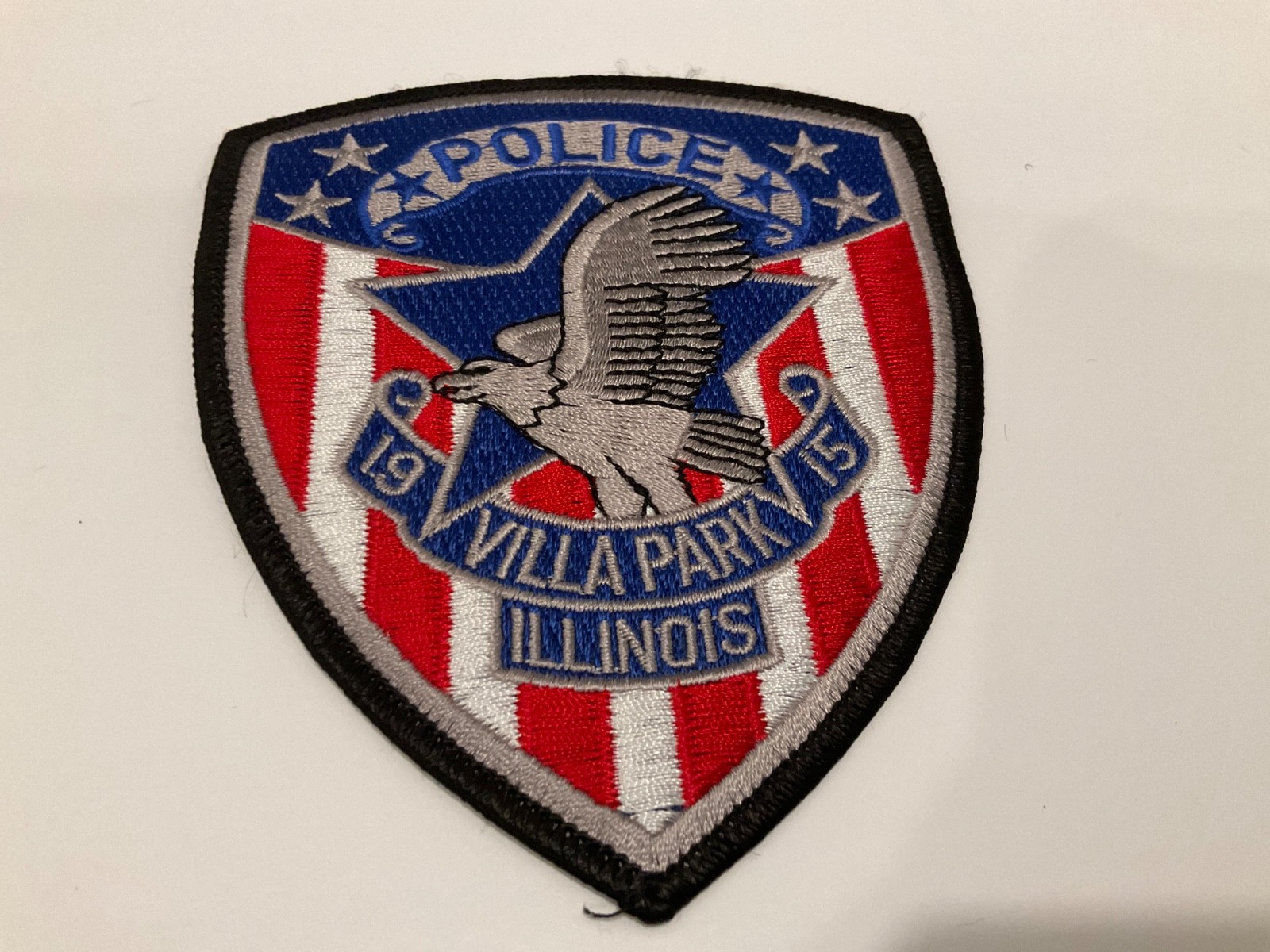 Old style Villa Park Police State Illinois IL